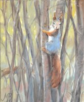 "Squirrel" Acryl