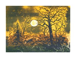 Höst Etsning 16x25cm